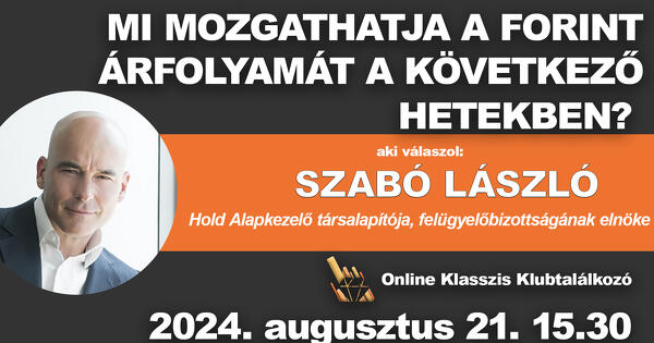 Klasszis Klub Szabó Lászlóval 2024. augusztus 21. 15:30