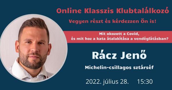 Klasszis Klub - Rácz Jenő 2022. július 28. 15:30
