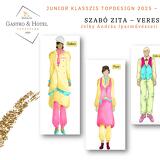 Junior Klasszis TopDesign 2025 formaruha pályázat díjazottjainak pályamunkái