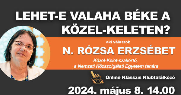 N. Rózsa Erzsébet 2024. május 8. 14:00