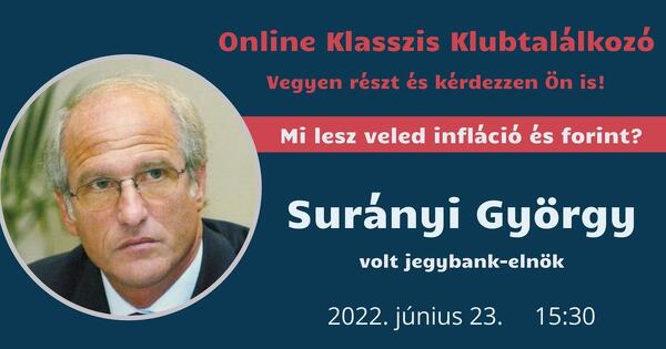 Klasszis Klub - Surányi György 2022. június 23. 15:30