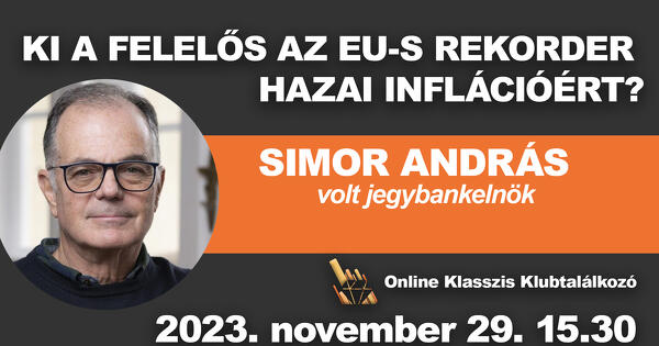 Simor András 2023. november 29. 15:30