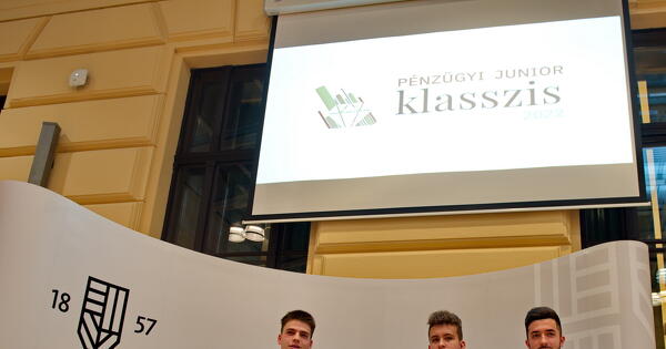 Legyél Te is Pénzügyi Junior Klasszis! 2022 ősz 2022. december 8. 10:00