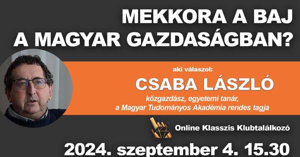 Csaba László 2024. szeptember 4. 15:30