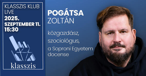 Pogátsa  Zoltán 2025. szeptember 11. 15:30